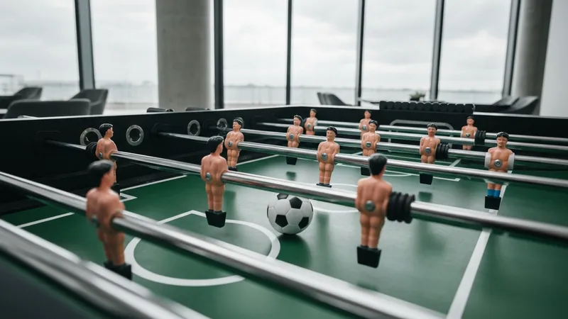 Baby foot avec retour de balles : un must