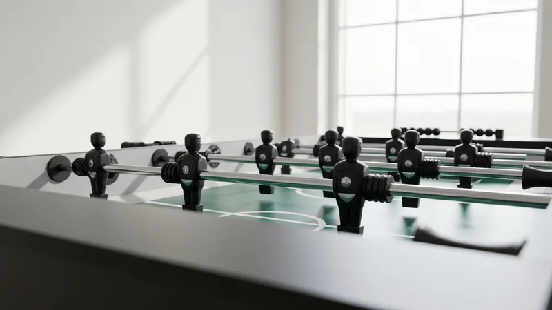 Baby foot en plastique : économique et léger