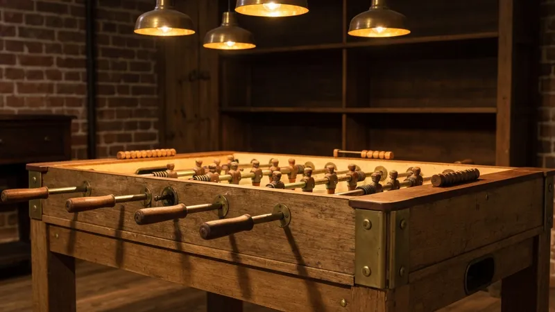 Baby foot vintage : un retour aux sources