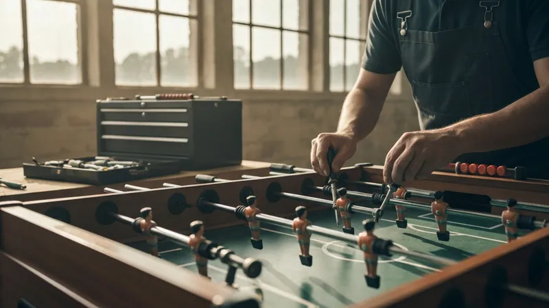 Réparations courantes au baby foot : quand faire appel à un pro