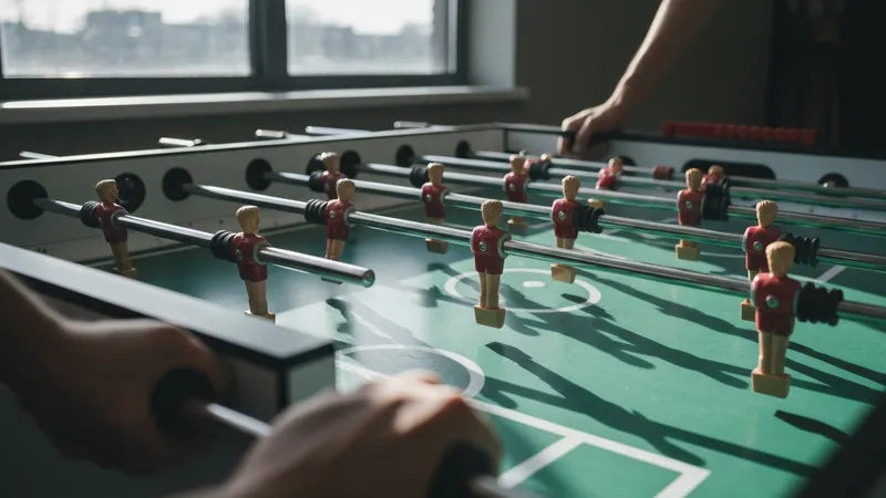 Utilisation des bandes au baby foot : stratégie à exploiter